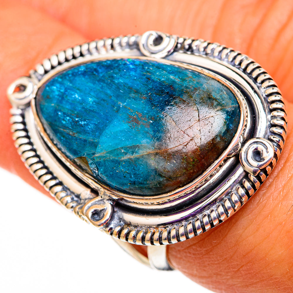 Apatite Rings handcrafted by Anasilvercos - RING105889