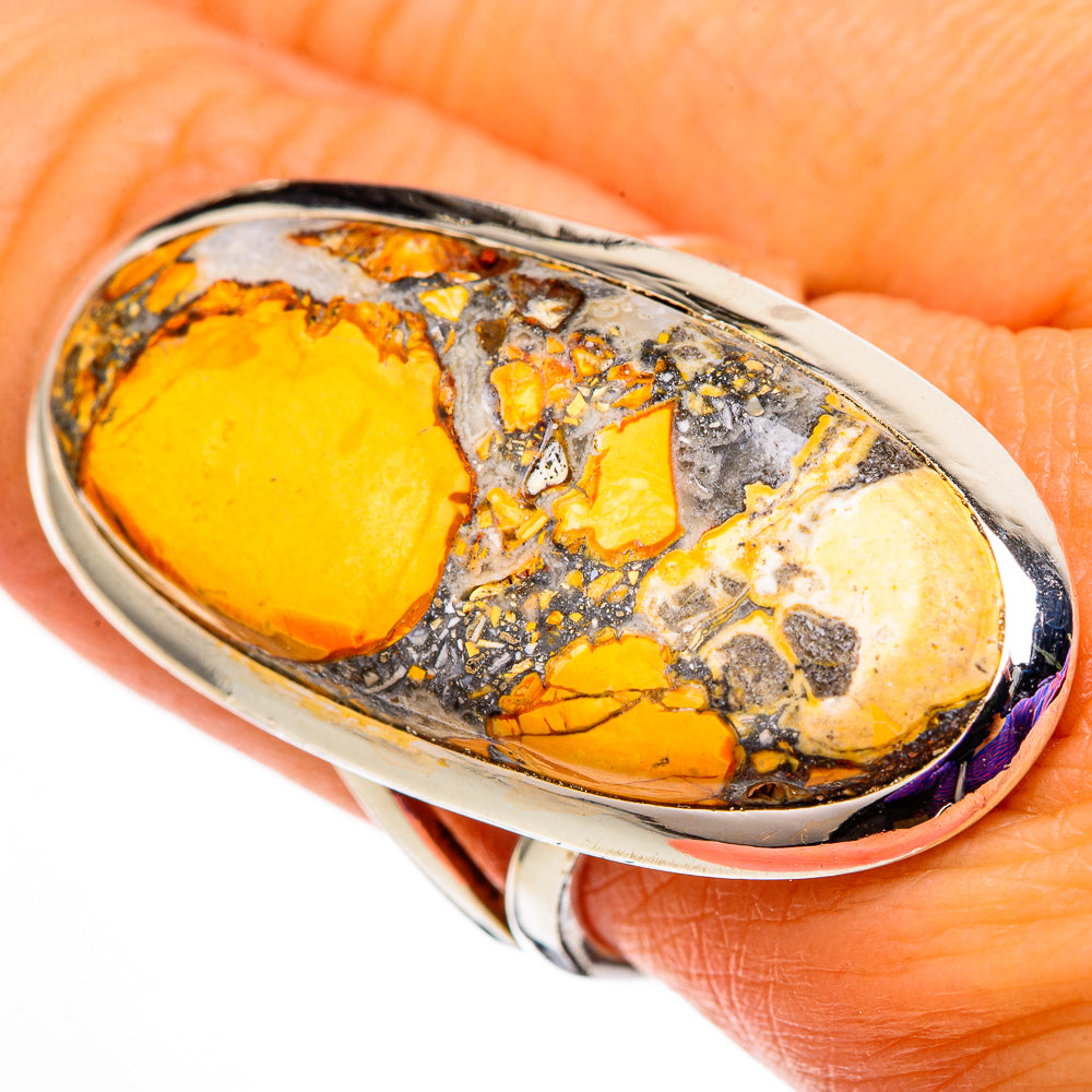 Brecciated Mookaite Rings handcrafted by Anasilvercos - RING105905
