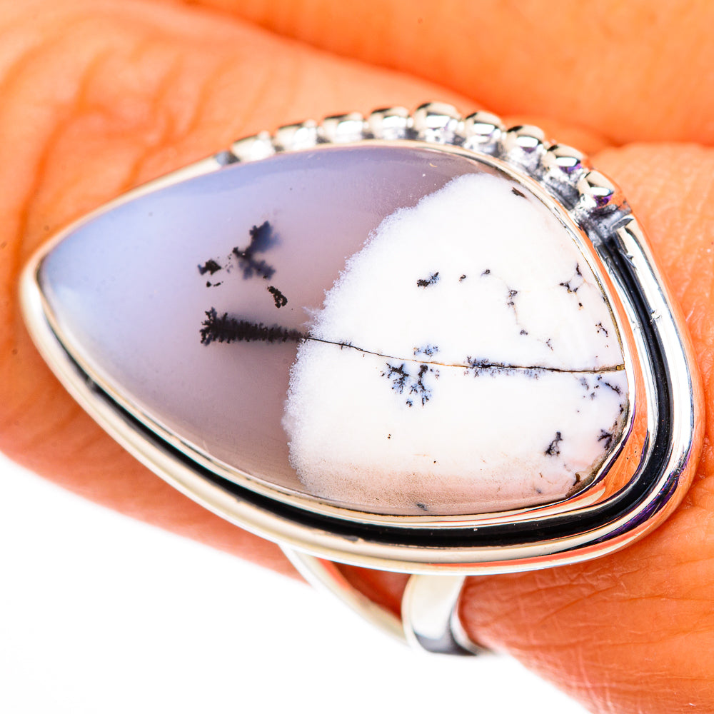 Dendritic Opal Rings handcrafted by Anasilvercos - RING105923