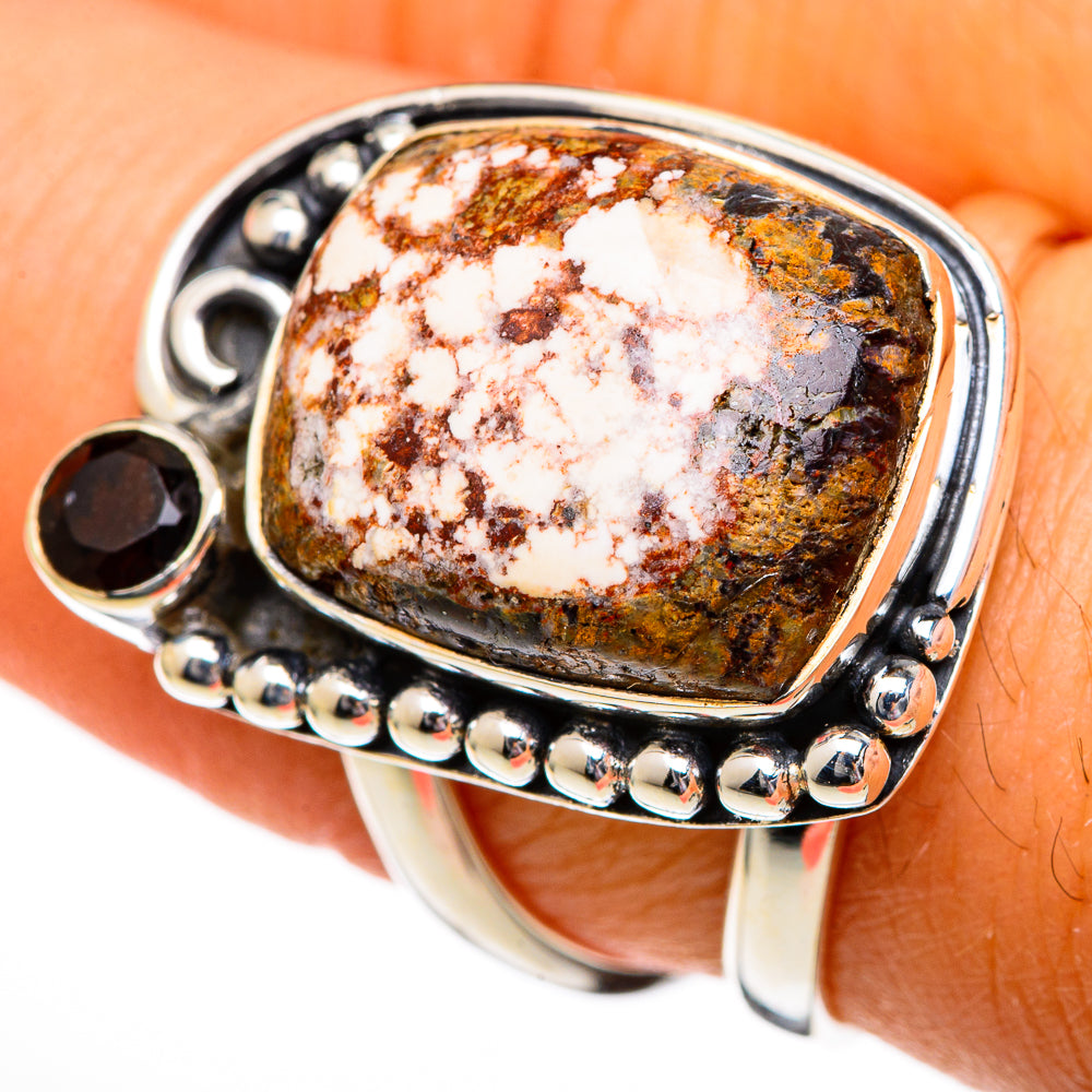 Wild Horse Jasper Rings handcrafted by Anasilvercos - RING105942