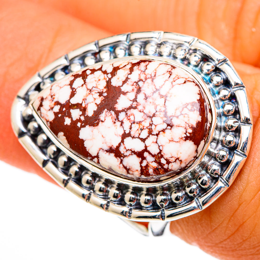 Wild Horse Jasper Rings handcrafted by Anasilvercos - RING105944