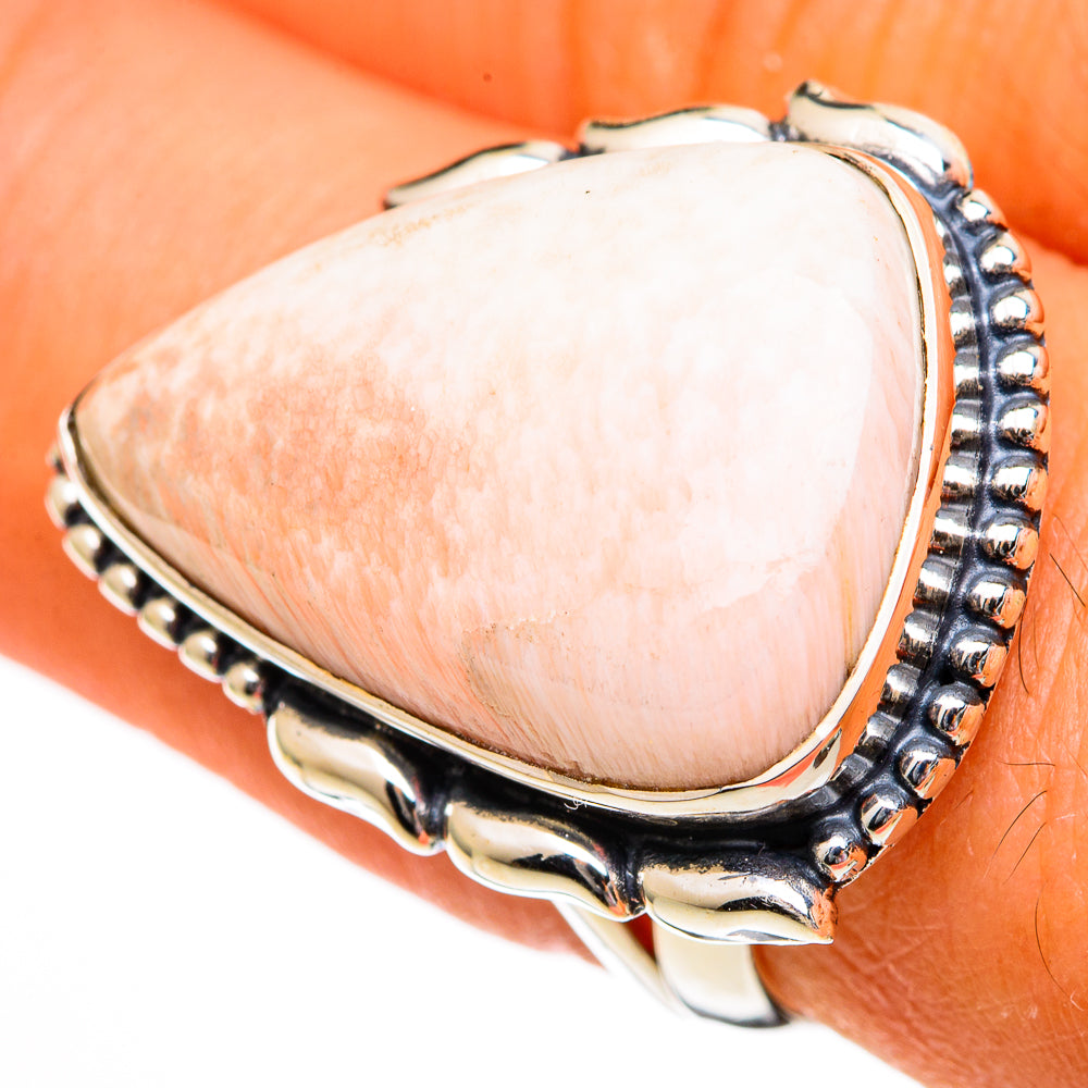 Scolecite Rings handcrafted by Anasilvercos - RING105945