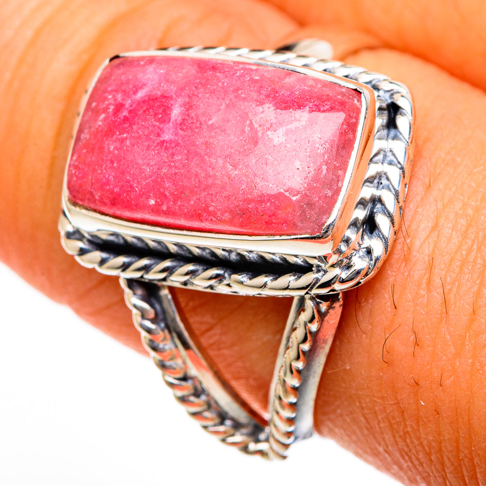 Rhodochrosite Rings handcrafted by Anasilvercos - RING105947