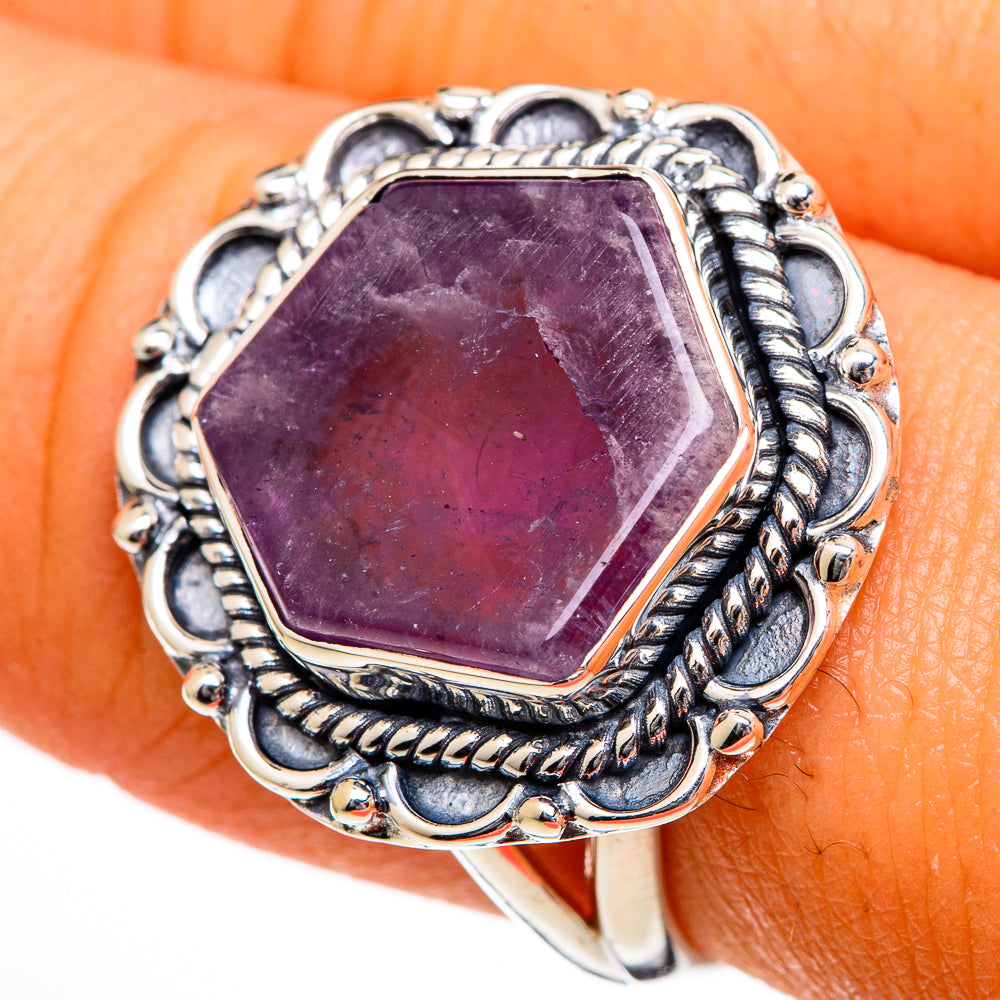 Star Amethyst Rings handcrafted by Anasilvercos - RING105952