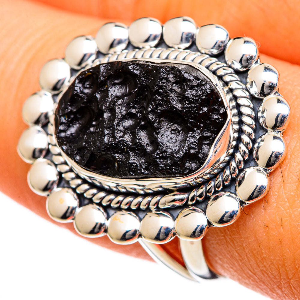 Tektite Rings handcrafted by Anasilvercos - RING105957