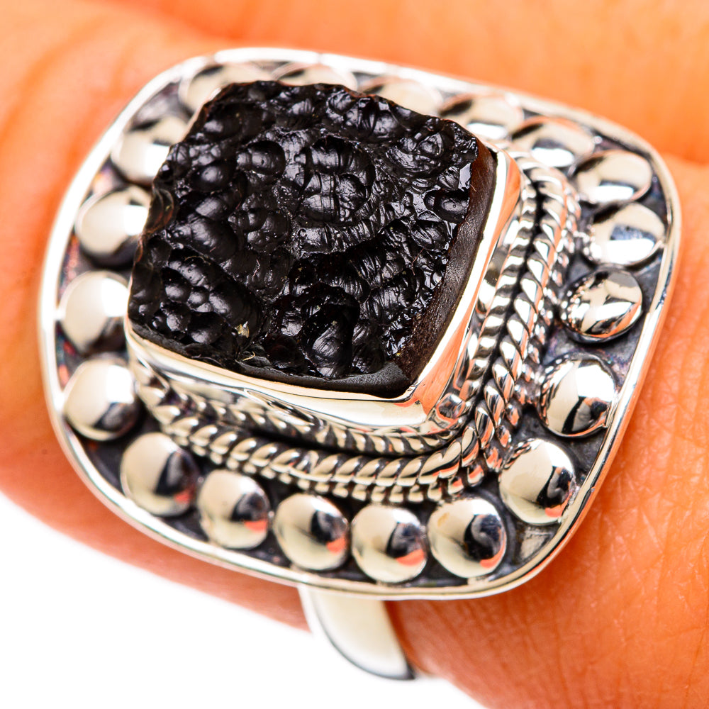 Tektite Rings handcrafted by Anasilvercos - RING105958