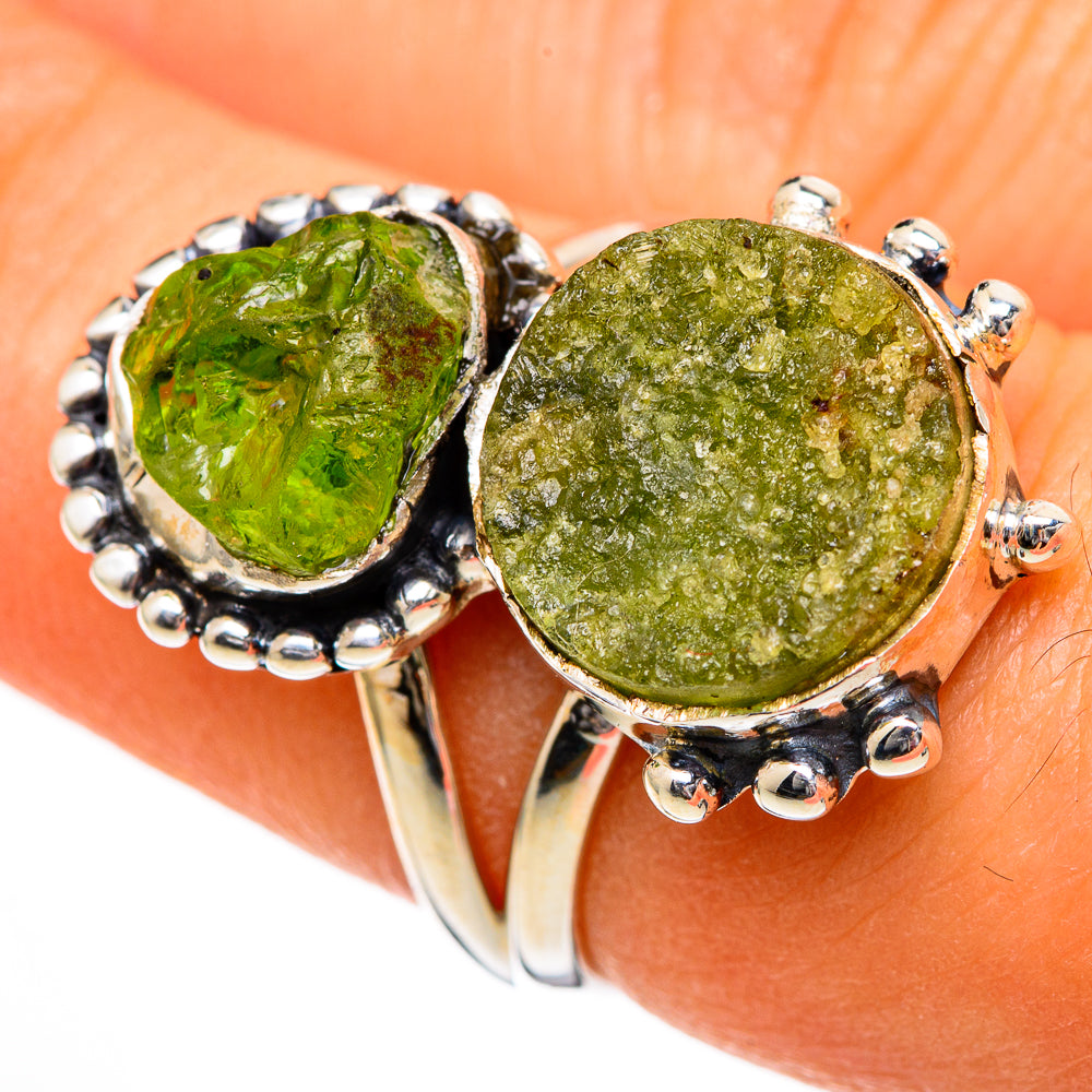 Peridot Rings handcrafted by Anasilvercos - RING105974