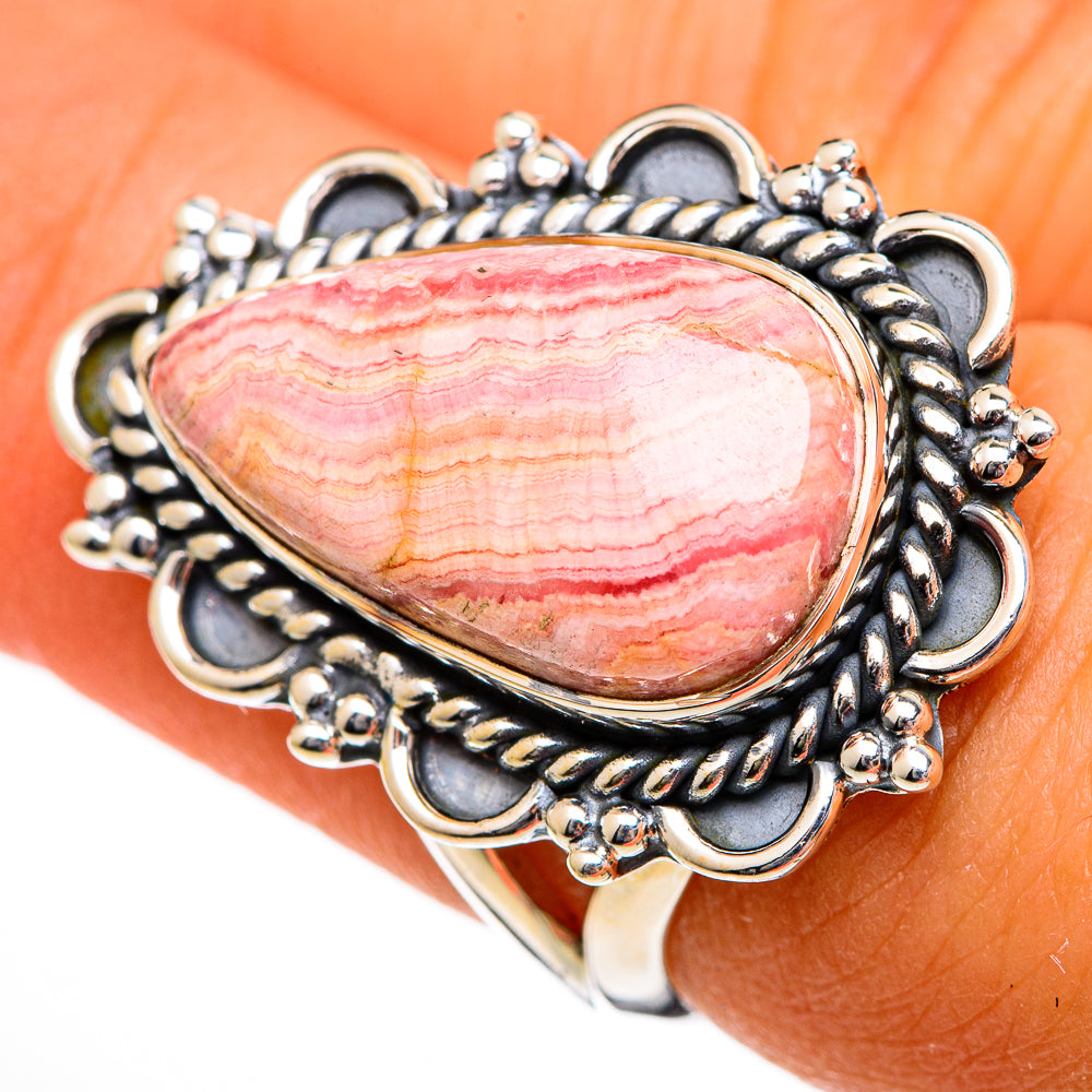 Rhodochrosite Rings handcrafted by Anasilvercos - RING105988
