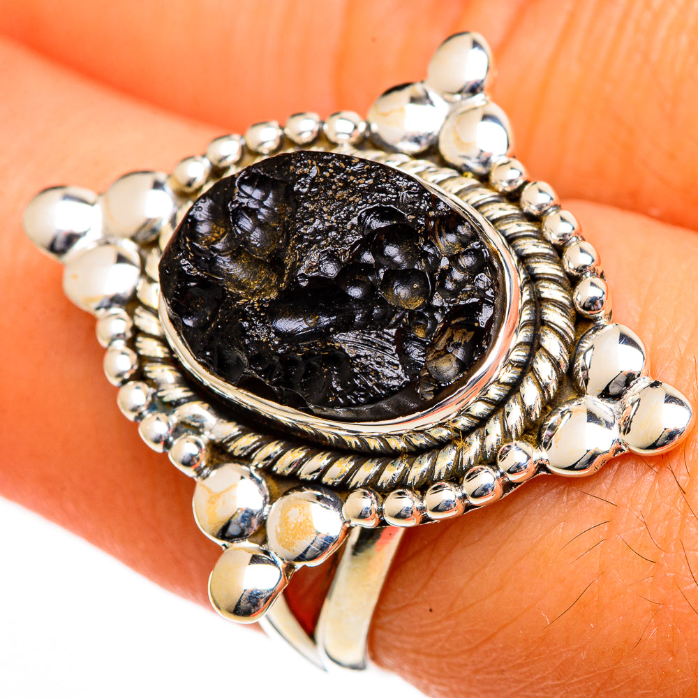 Tektite Rings handcrafted by Anasilvercos - RING106000