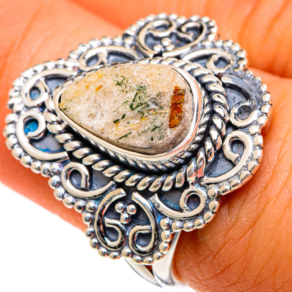 Astrophyllite Rings handcrafted by Anasilvercos - RING106019