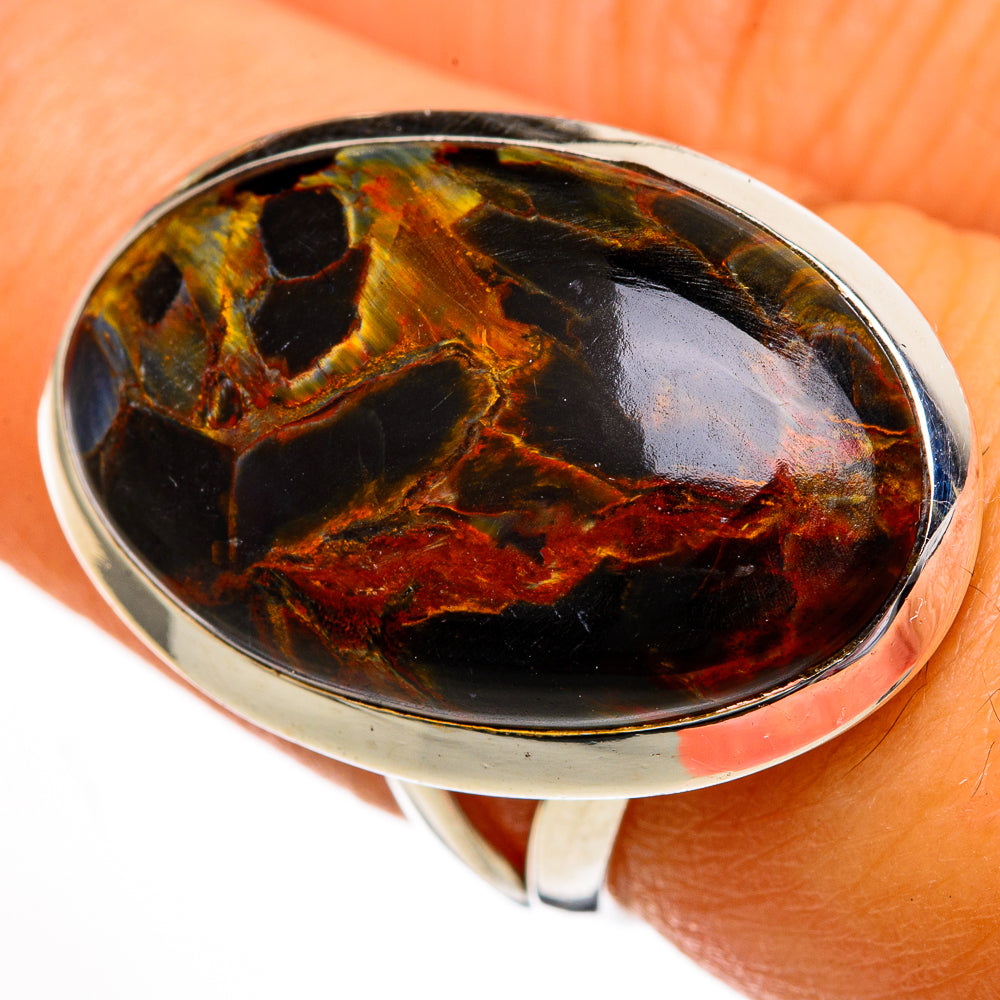 Pietersite Rings handcrafted by Anasilvercos - RING106102