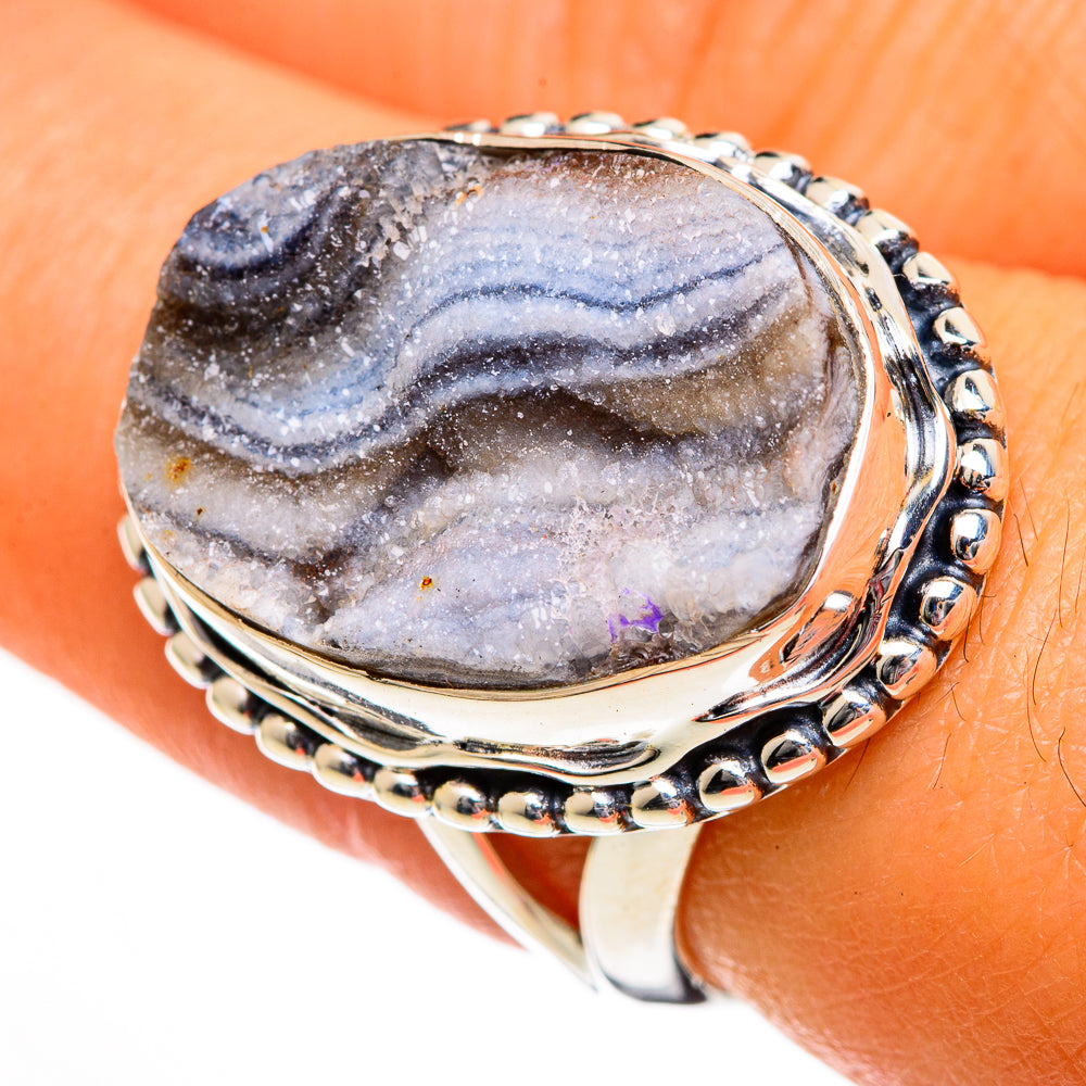 Desert Druzy Rings handcrafted by Anasilvercos - RING106110