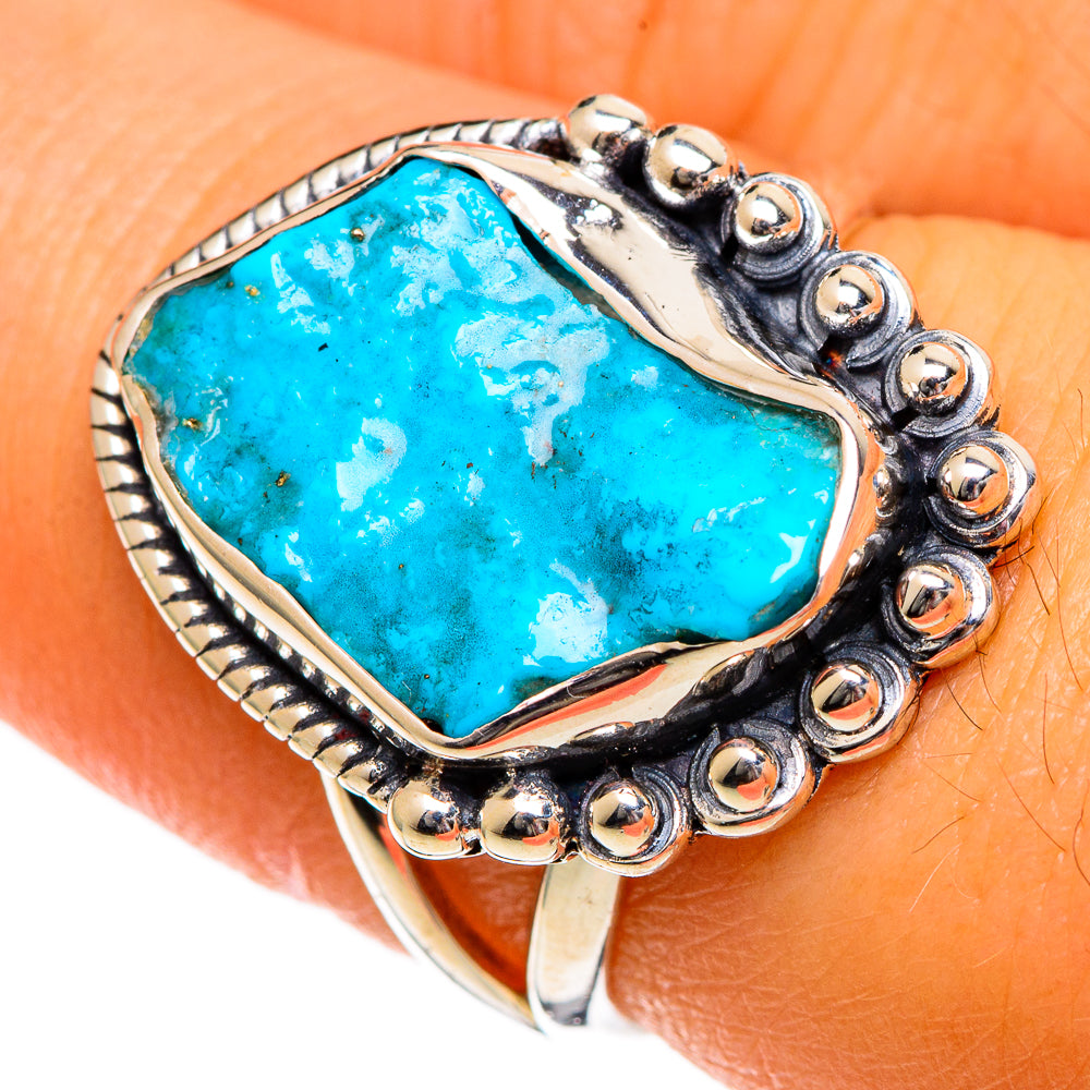 Chrysocolla Rings handcrafted by Anasilvercos - RING106113