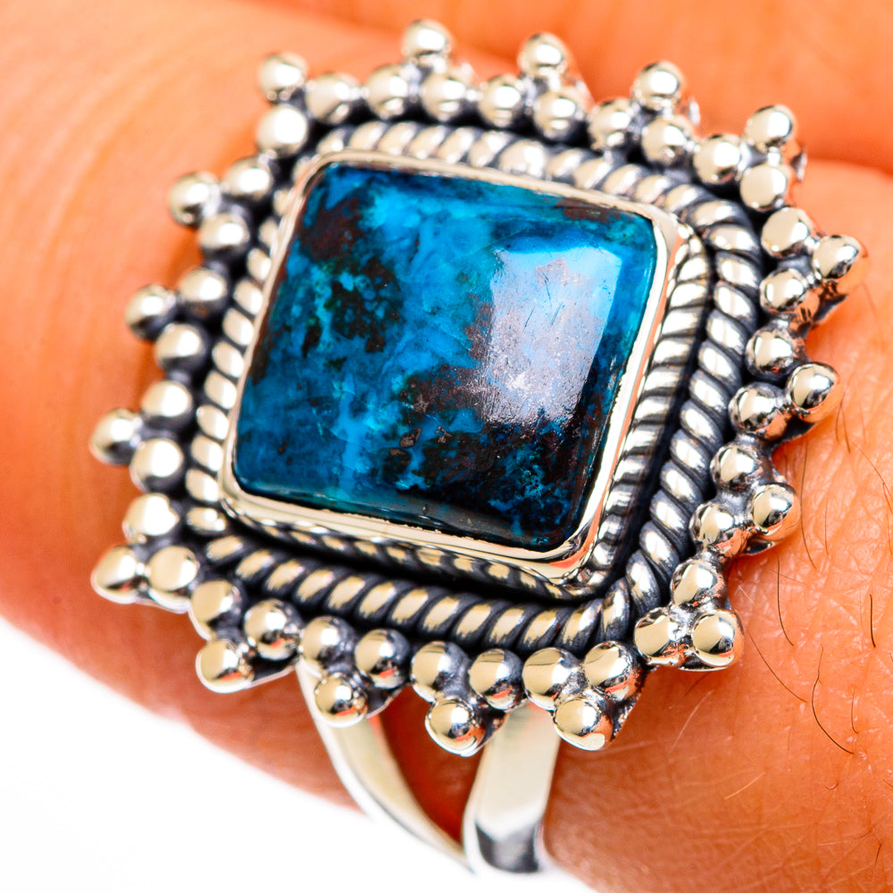 Shattuckite Rings handcrafted by Anasilvercos - RING106114