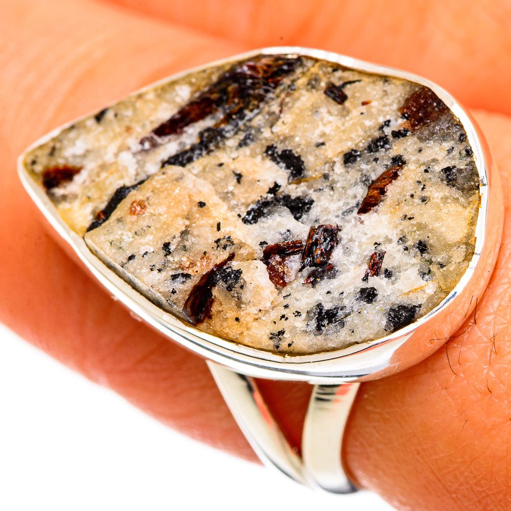 Astrophyllite Rings handcrafted by Anasilvercos - RING106124