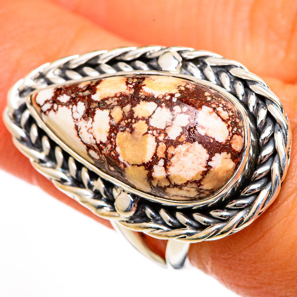 Wild Horse Jasper Rings handcrafted by Anasilvercos - RING106126