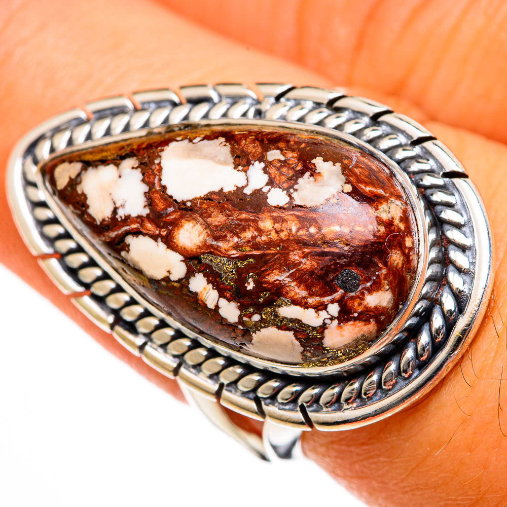 Wild Horse Jasper Rings handcrafted by Anasilvercos - RING106129