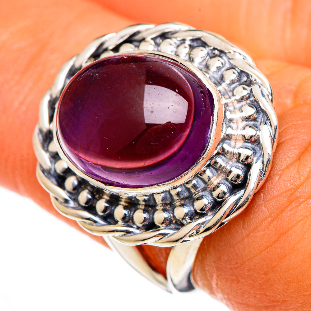 Amethyst Rings handcrafted by Anasilvercos - RING106132