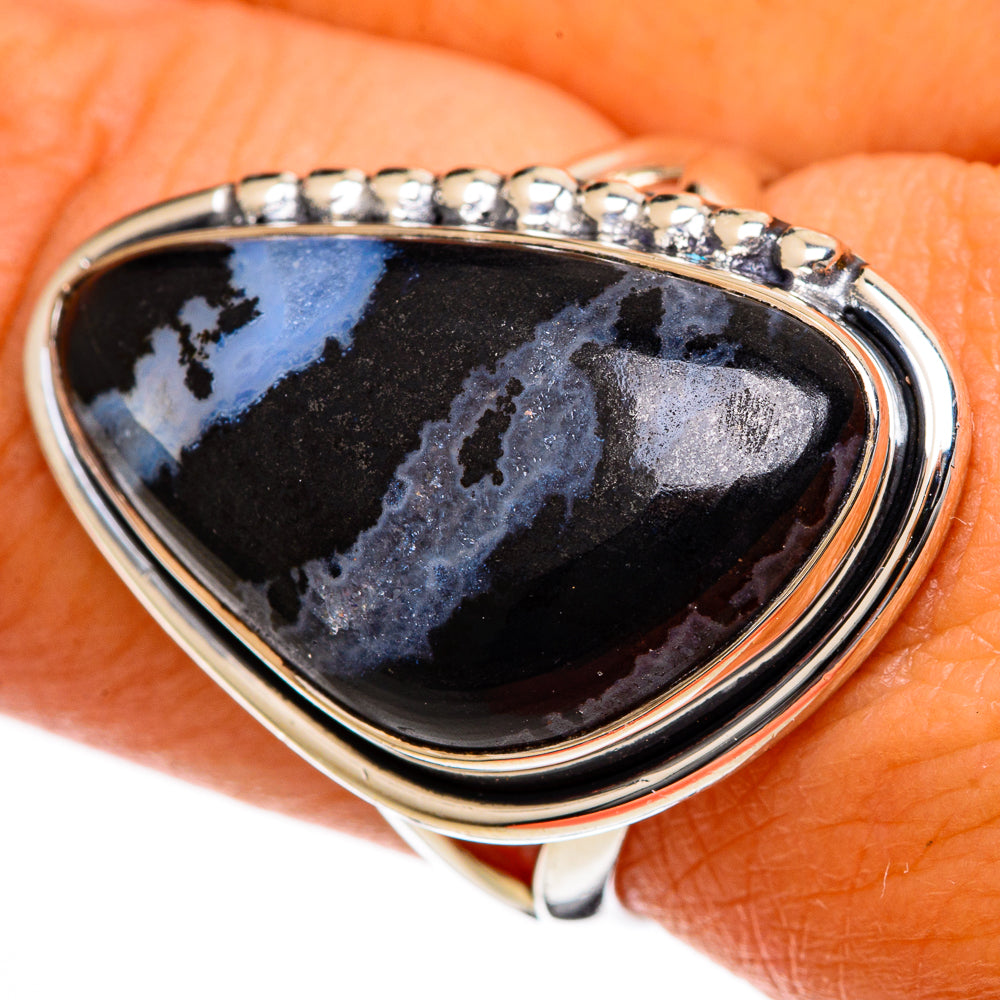 Gabbro Stone Rings handcrafted by Anasilvercos - RING106134