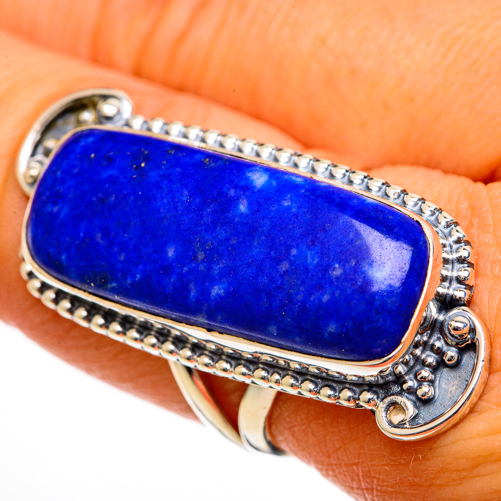 Lapis Lazuli Rings handcrafted by Anasilvercos - RING106155