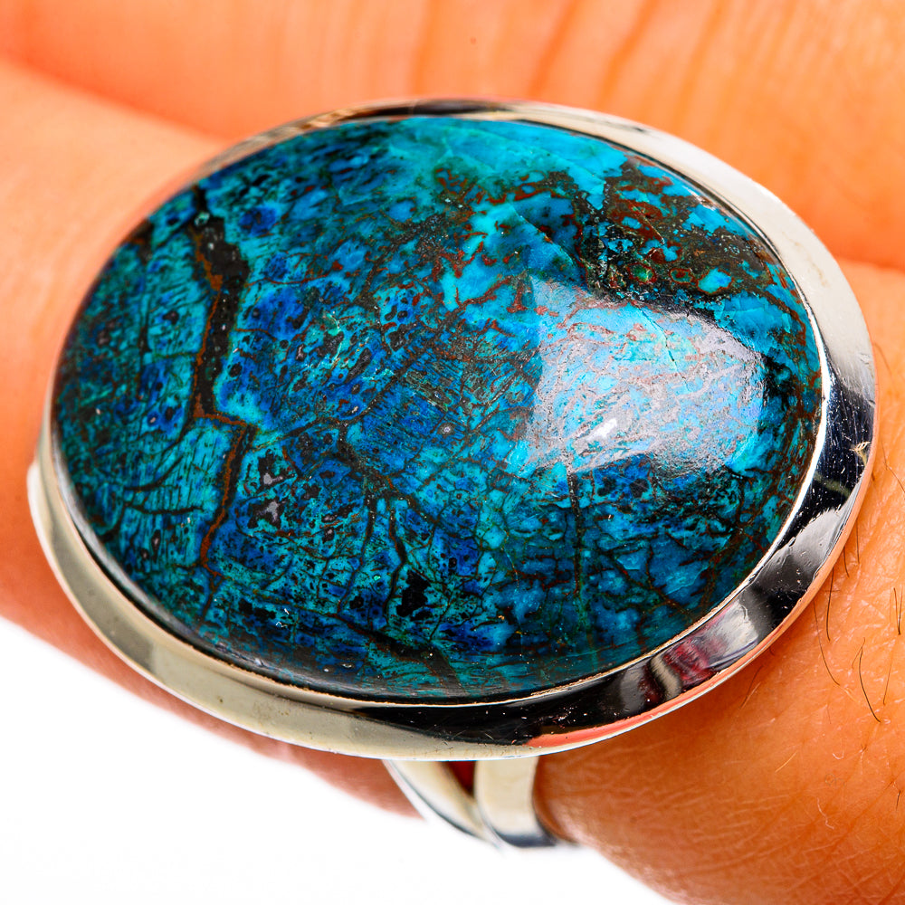 Shattuckite Rings handcrafted by Anasilvercos - RING106157