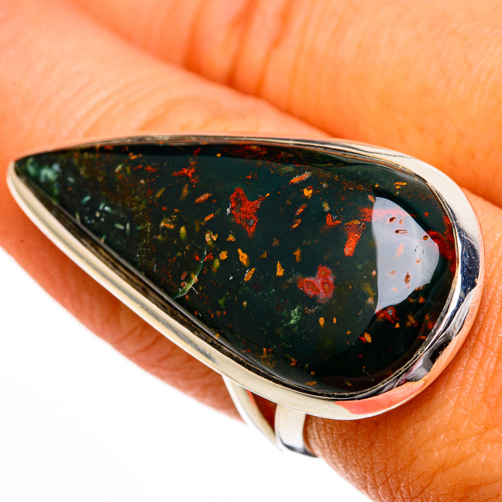 Bloodstone Rings handcrafted by Anasilvercos - RING106168