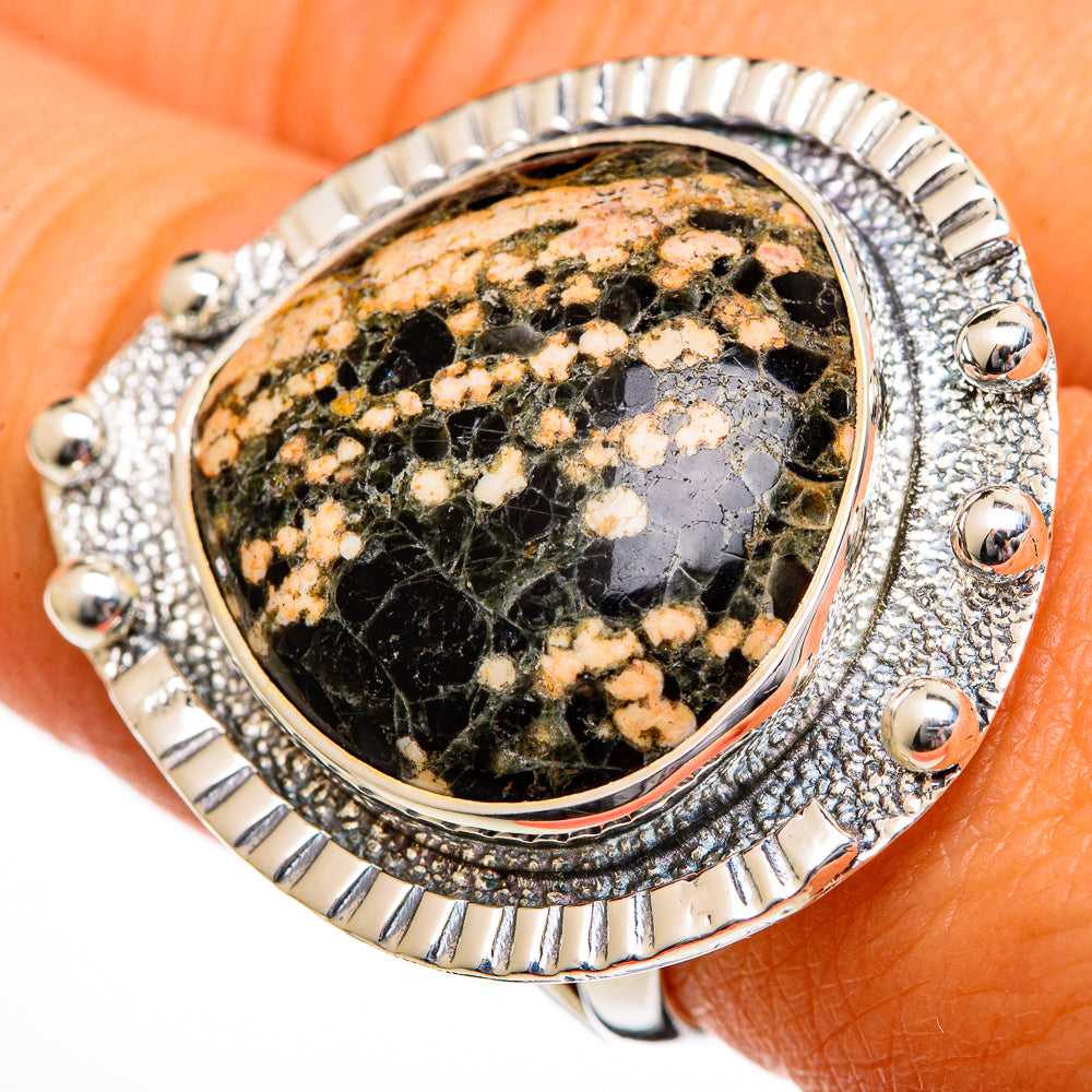 Ocean Jasper Rings handcrafted by Anasilvercos - RING106174