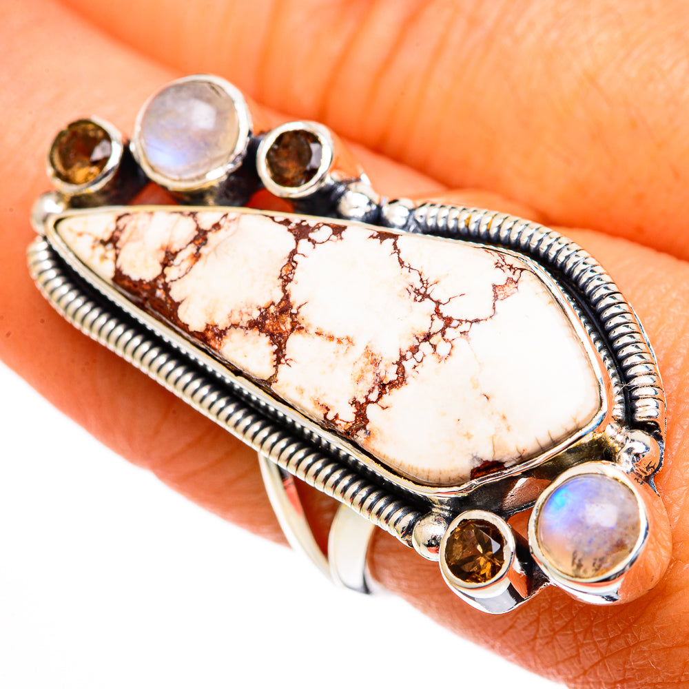 Wild Horse Jasper Rings handcrafted by Anasilvercos - RING106175