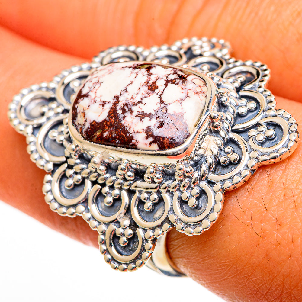 Wild Horse Jasper Rings handcrafted by Anasilvercos - RING106208