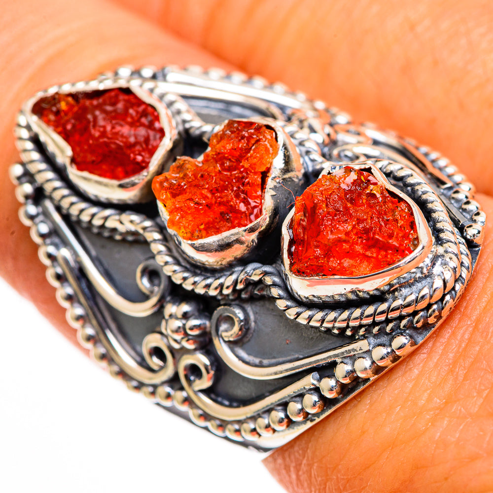 Carnelian Rings handcrafted by Anasilvercos - RING106212