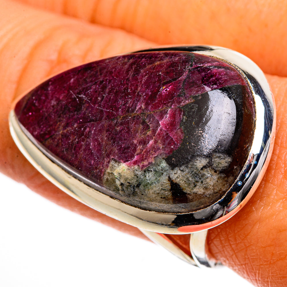 Russian Eudialyte Rings handcrafted by Anasilvercos - RING106216