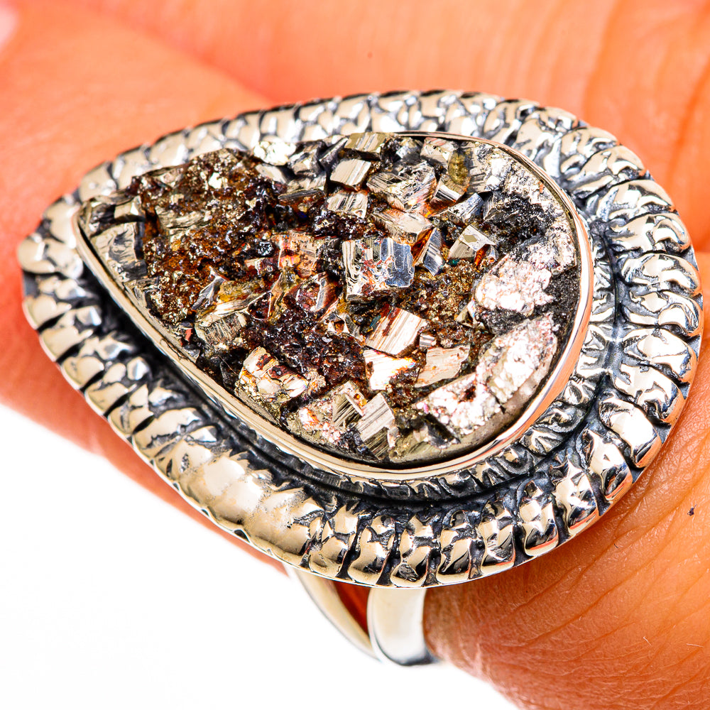 Bismuth Crystal Rings handcrafted by Anasilvercos - RING106220