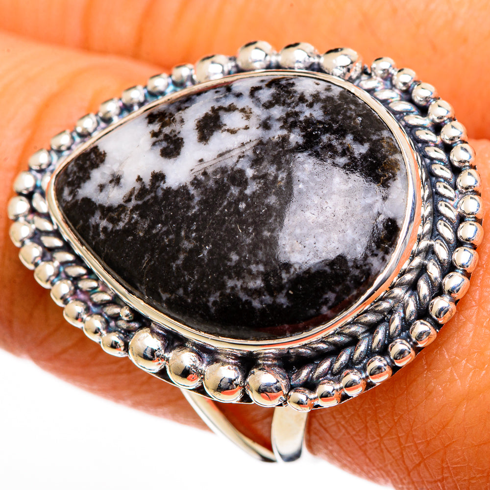 Pinolith Jasper Rings handcrafted by Anasilvercos - RING106224