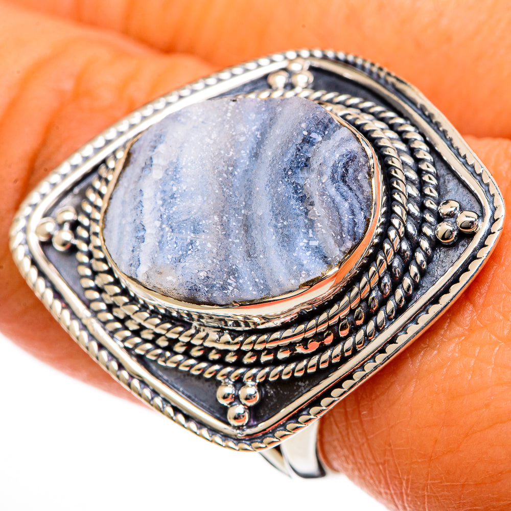 Desert Druzy Rings handcrafted by Anasilvercos - RING106230