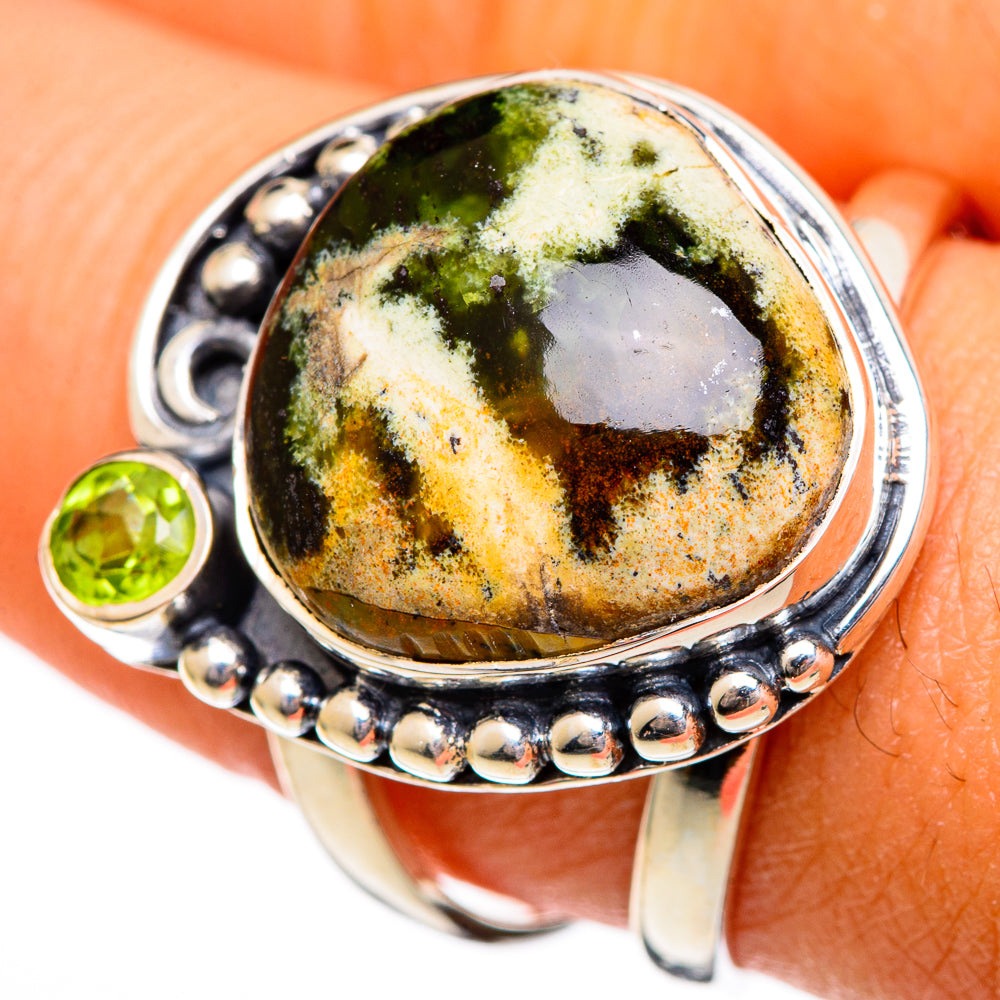 Rainforest Opal Rings handcrafted by Anasilvercos - RING106238
