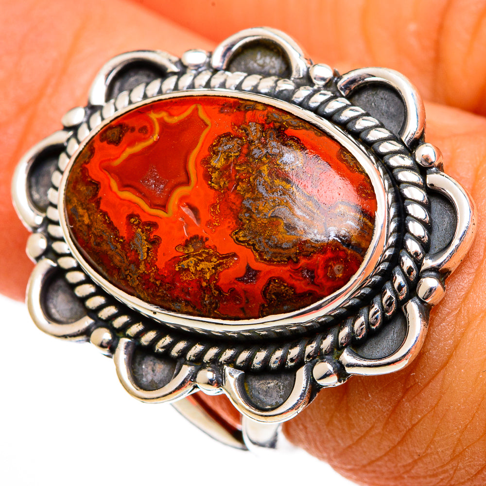 Moroccan Agate Rings handcrafted by Anasilvercos - RING106244