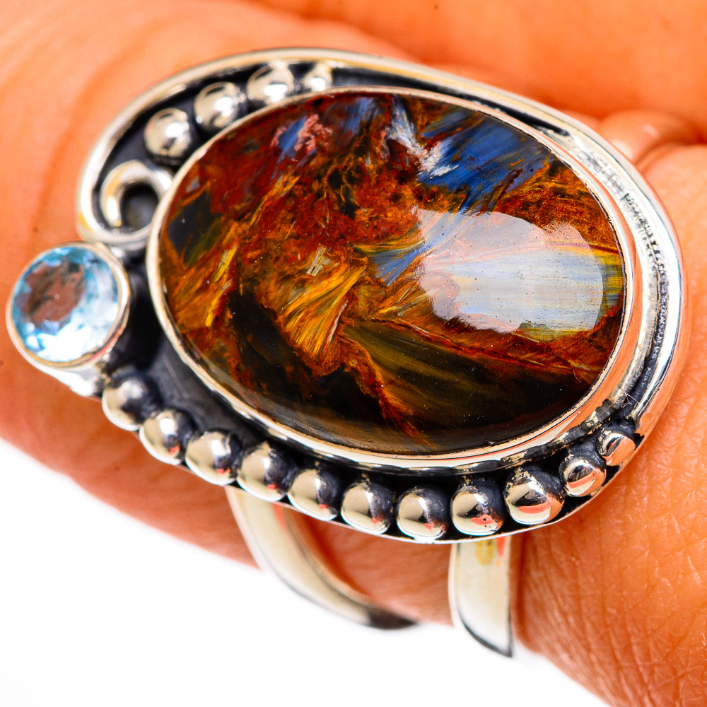 Pietersite Rings handcrafted by Anasilvercos - RING106245