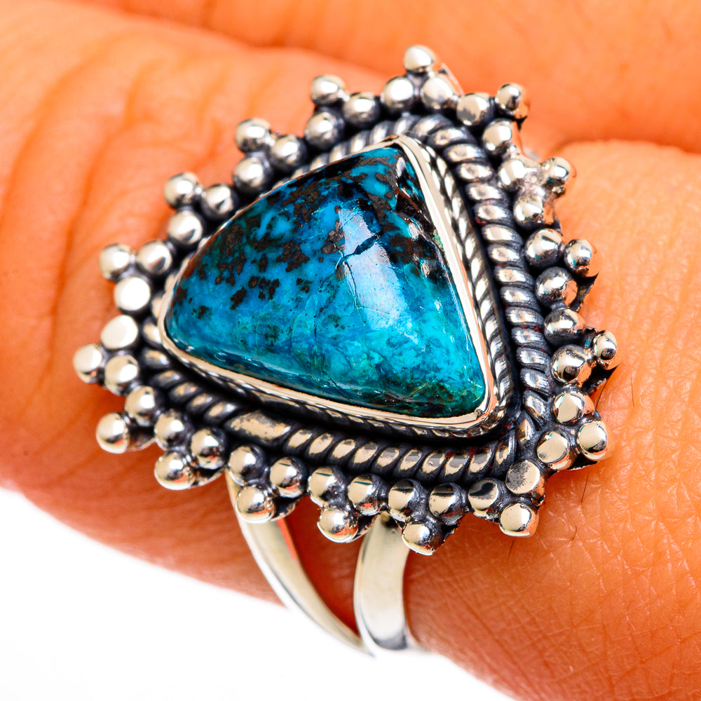 Shattuckite Rings handcrafted by Anasilvercos - RING106275