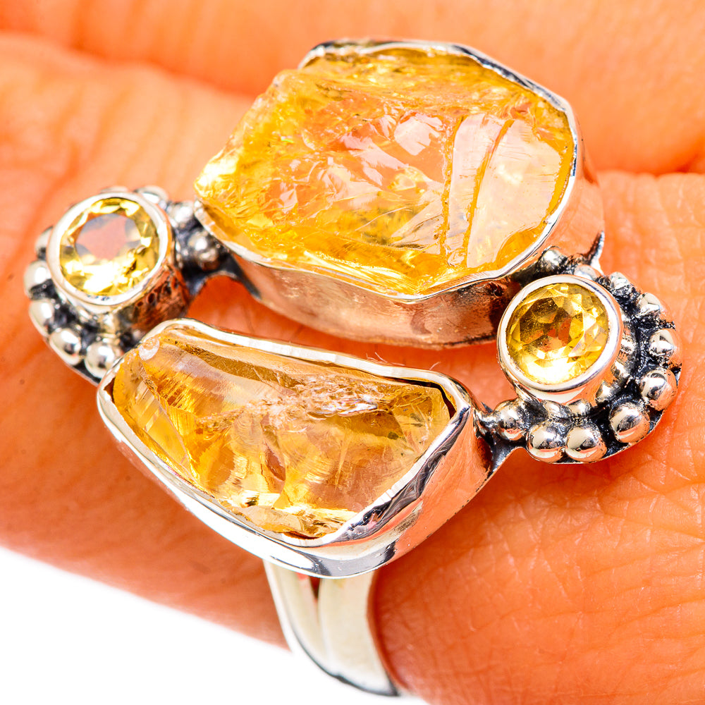 Citrine Rings handcrafted by Anasilvercos - RING106291