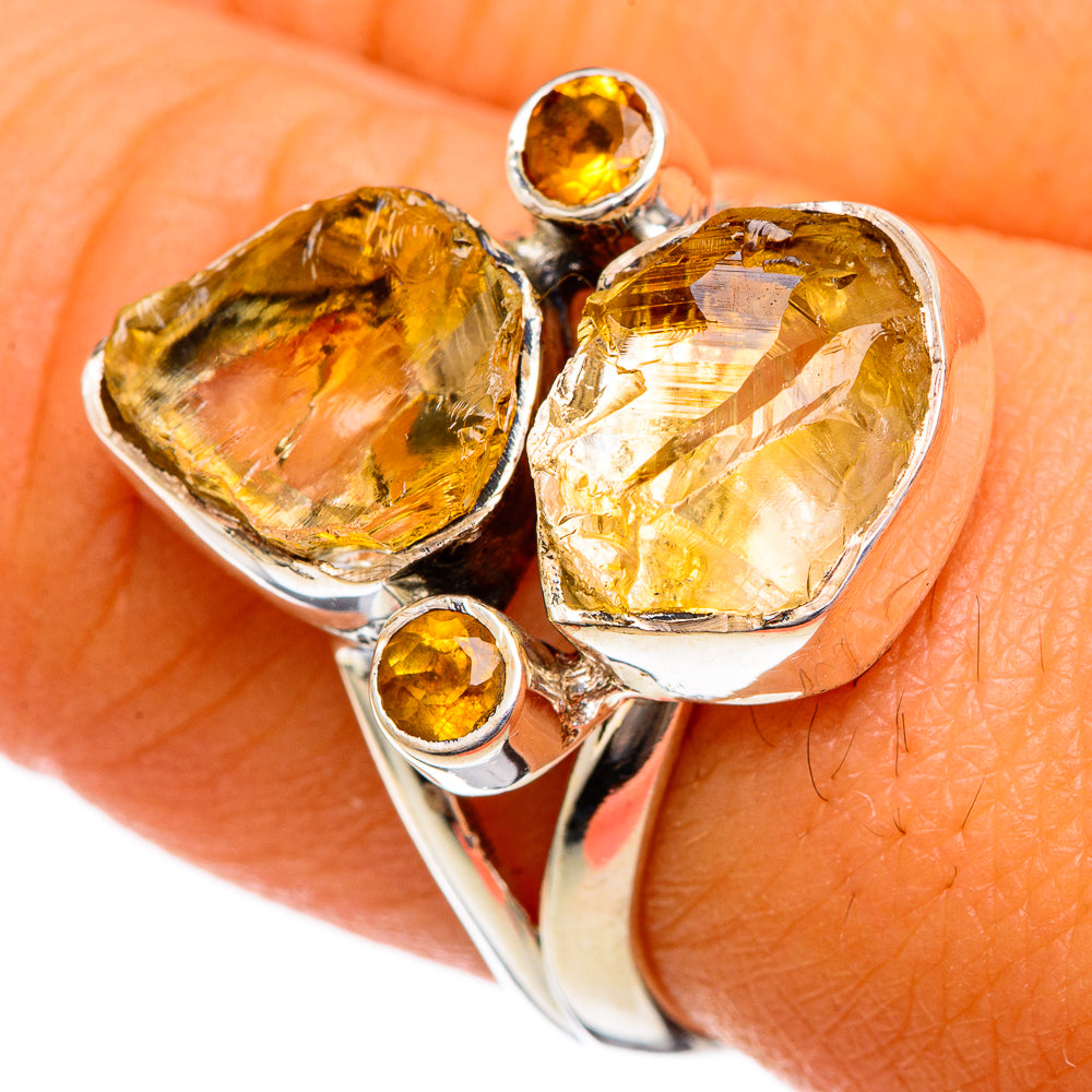 Citrine Rings handcrafted by Anasilvercos - RING106292