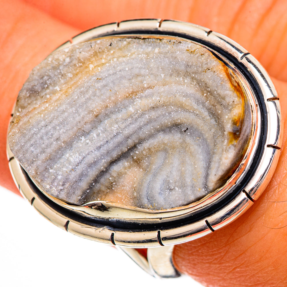 Desert Druzy Rings handcrafted by Anasilvercos - RING106310
