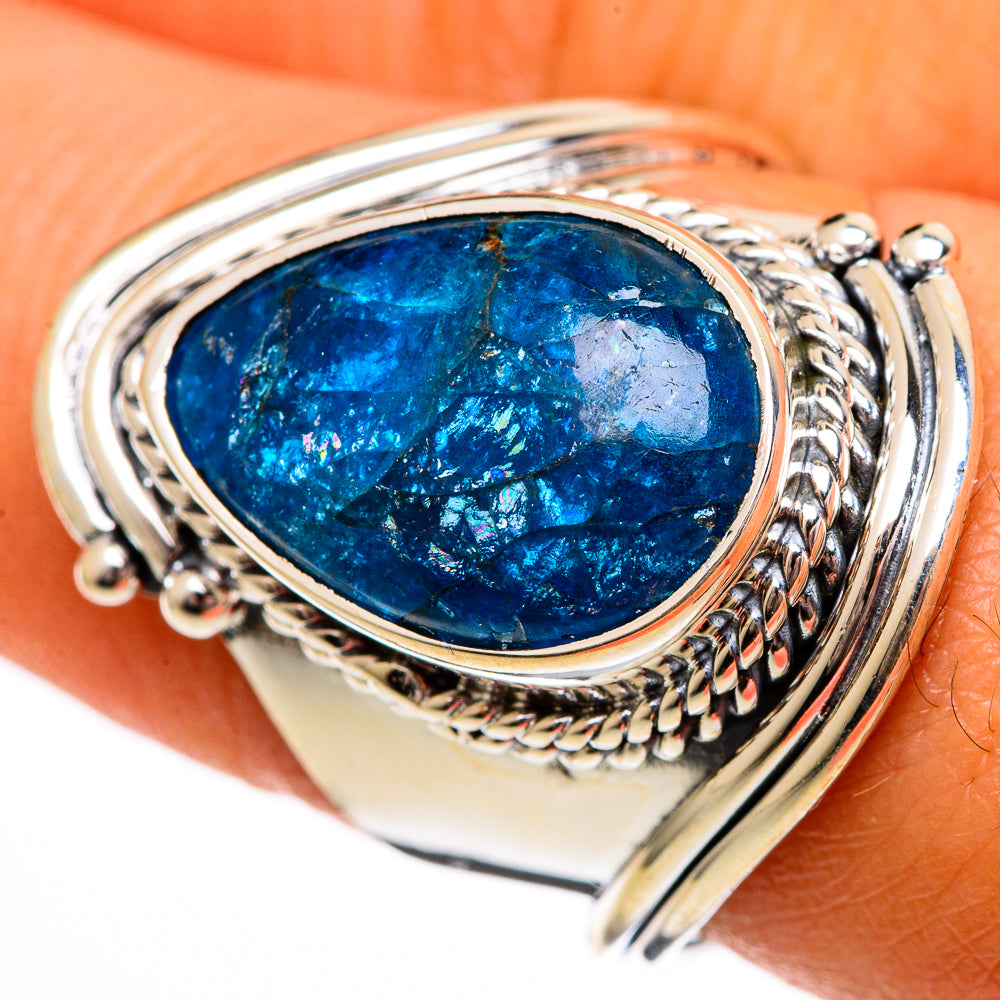 Apatite Rings handcrafted by Anasilvercos - RING106313