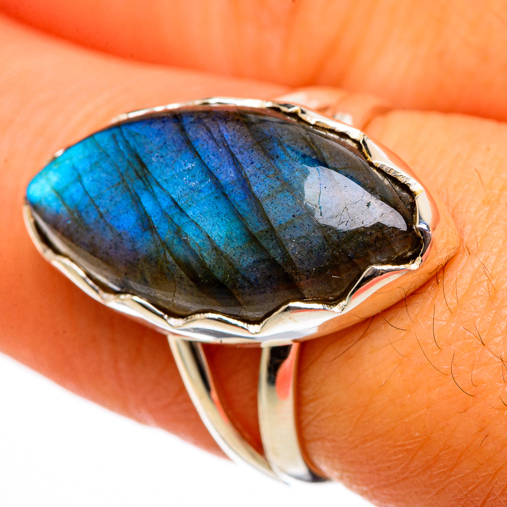 Labradorite Rings handcrafted by Anasilvercos - RING106314