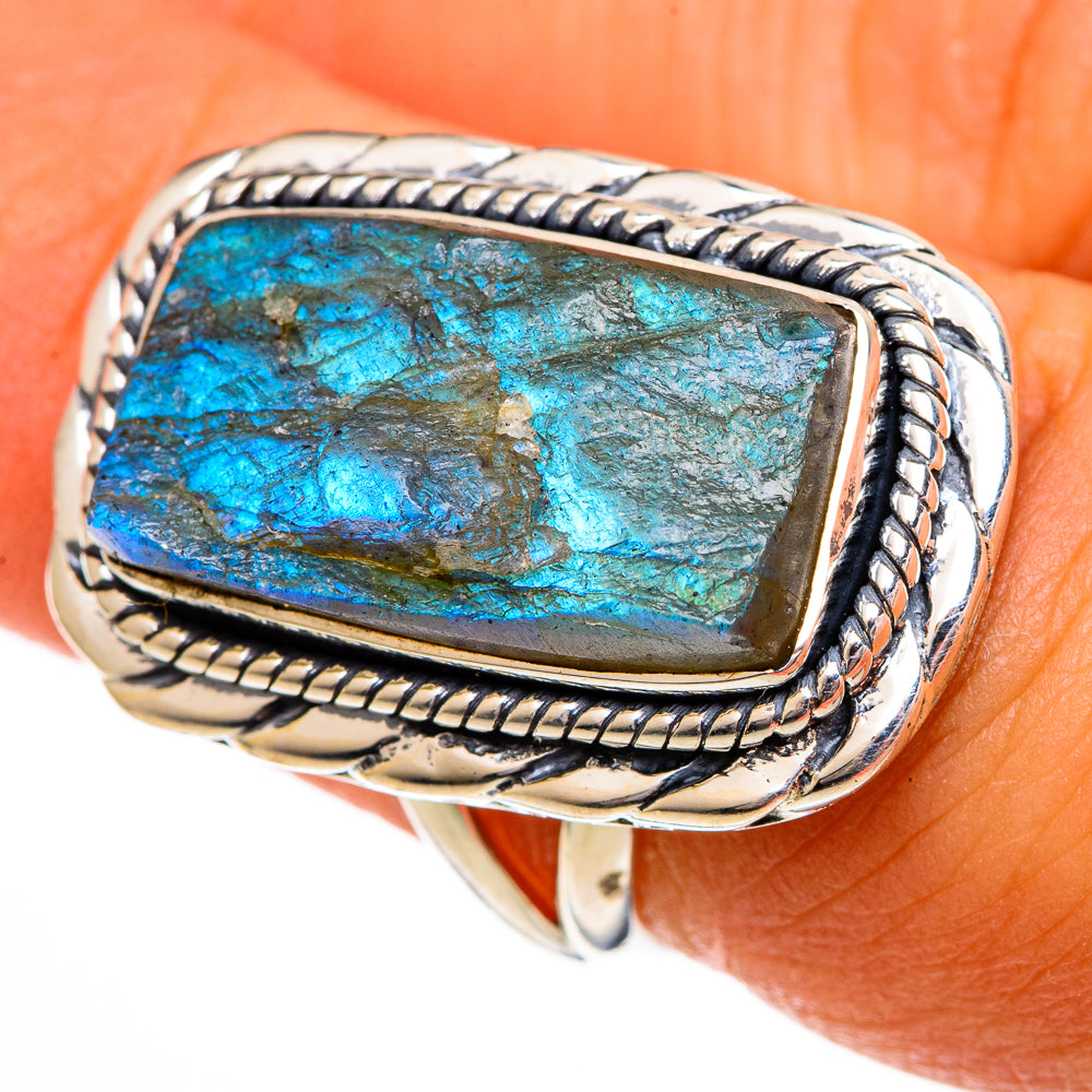 Labradorite Rings handcrafted by Anasilvercos - RING106315