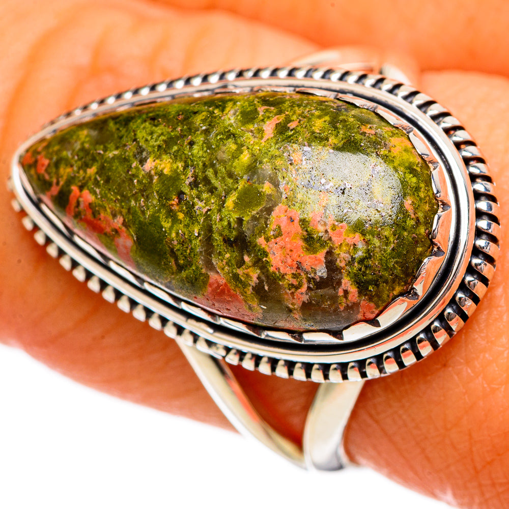 Unakite Rings handcrafted by Anasilvercos - RING106322