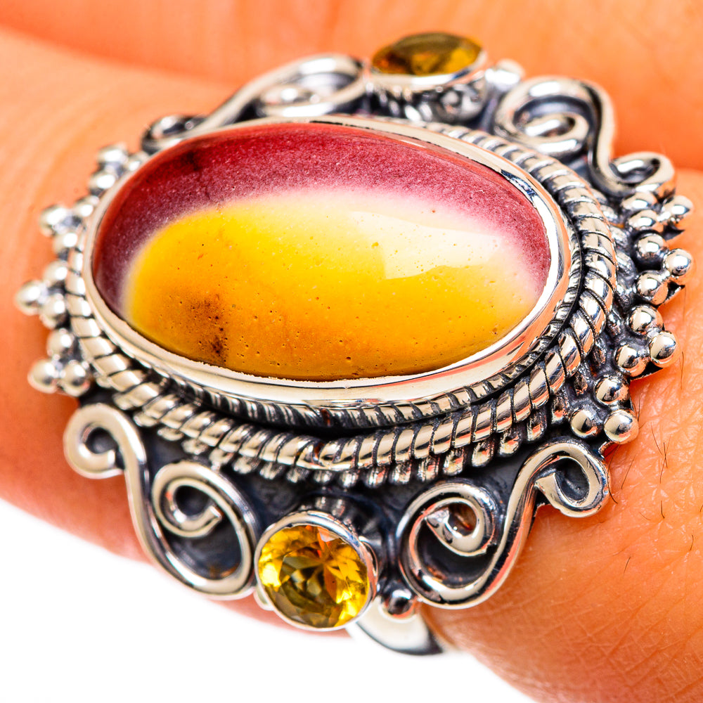 Mookaite Rings handcrafted by Anasilvercos - RING106324