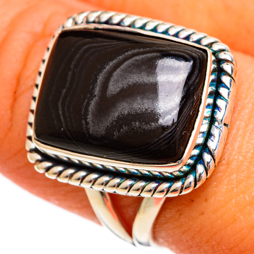 Psilomelane Rings handcrafted by Anasilvercos - RING106335