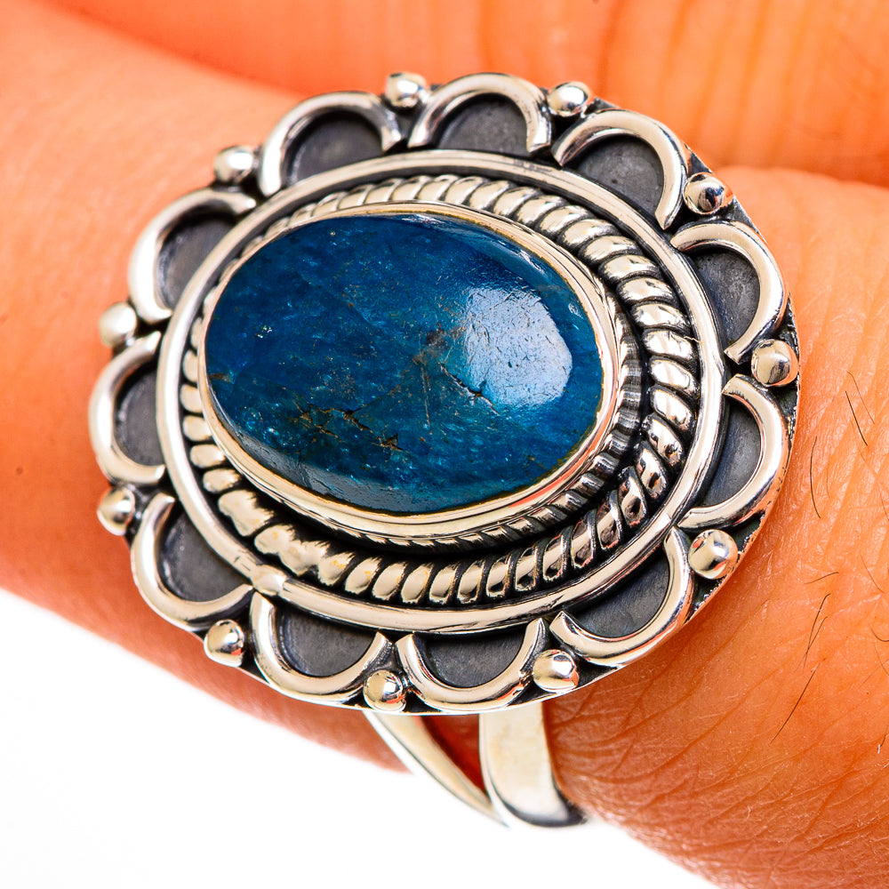 Apatite Rings handcrafted by Anasilvercos - RING106349