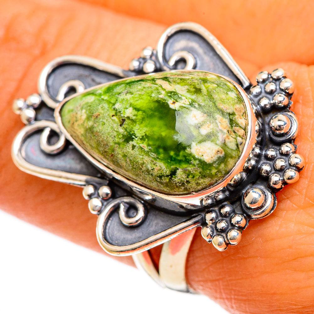 Rainforest Opal Rings handcrafted by Anasilvercos - RING106354