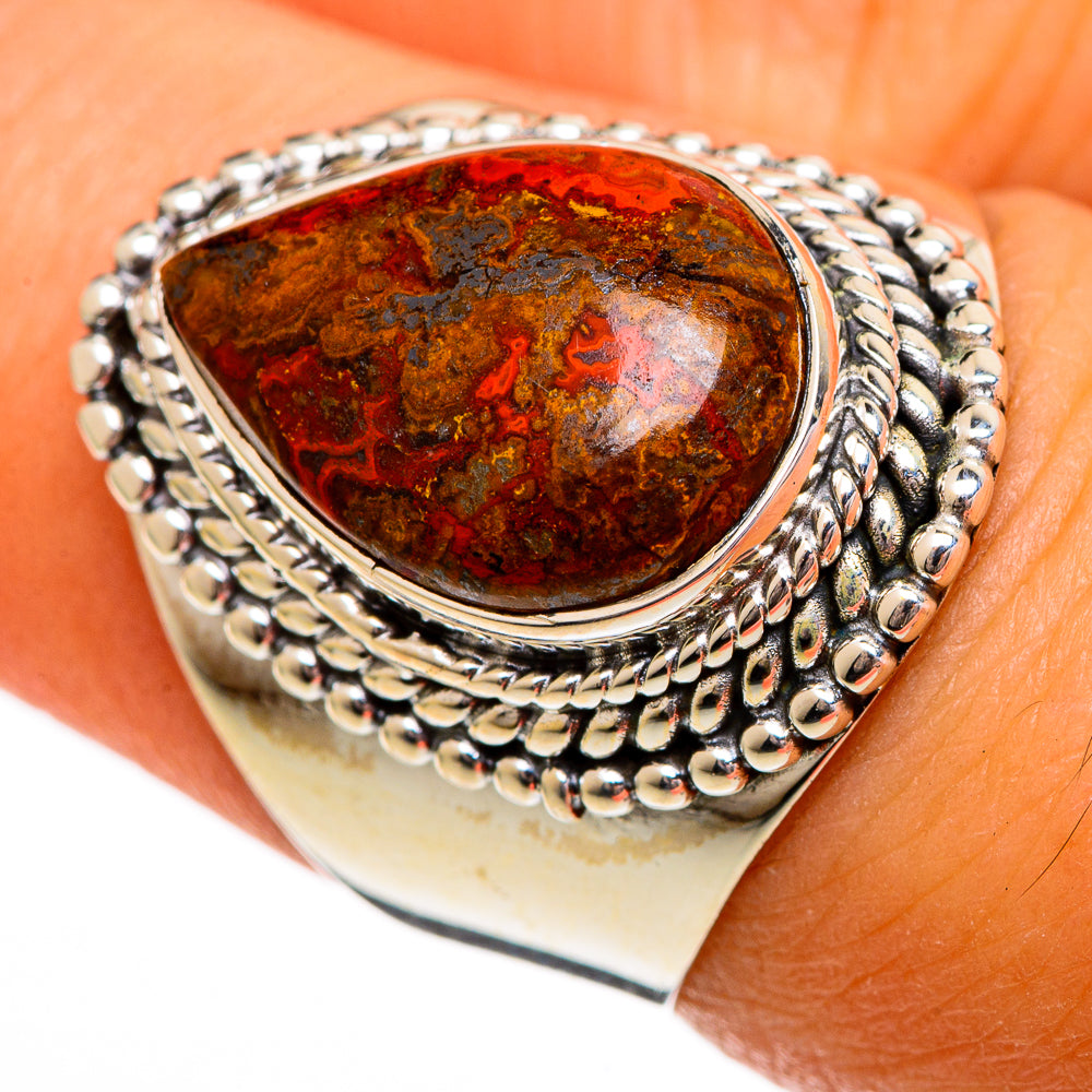 Moroccan Agate Rings handcrafted by Anasilvercos - RING106361